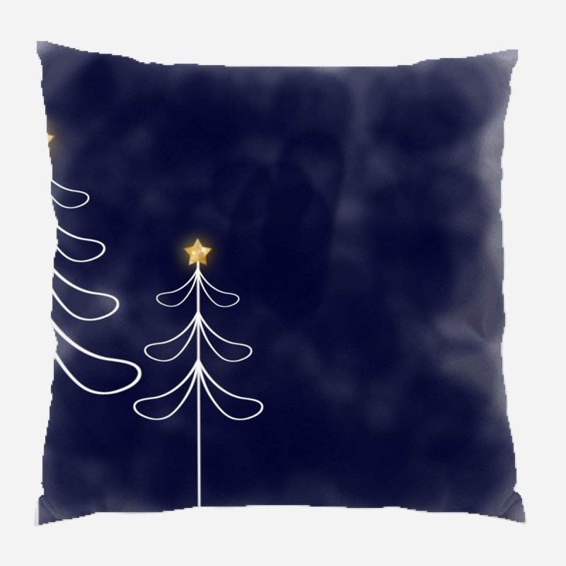  Coussin Christmas, Bleu