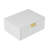Floating Nightstand with Drawer, Wall Mounted with Diamond Pattern, White