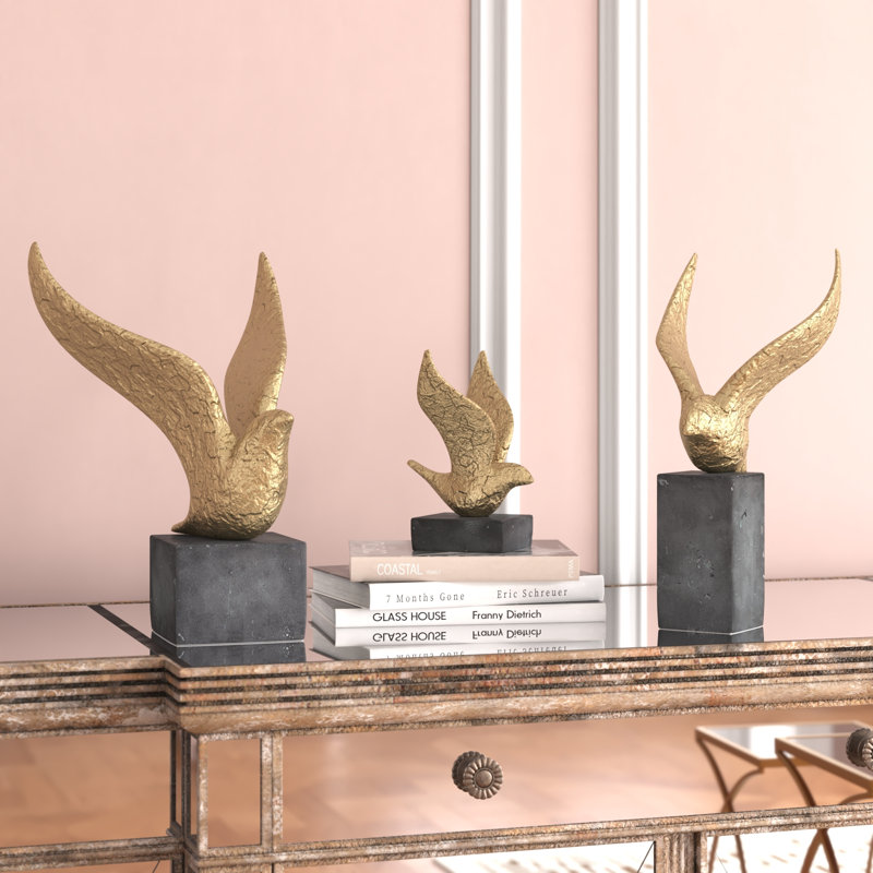Avalos Animals Figurines & Sculptures, Gold