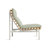 Perch Outdoor Rust-Resistant Metal Chaise Lounge , Sunbrella Cushion Included-96832056-96832055
