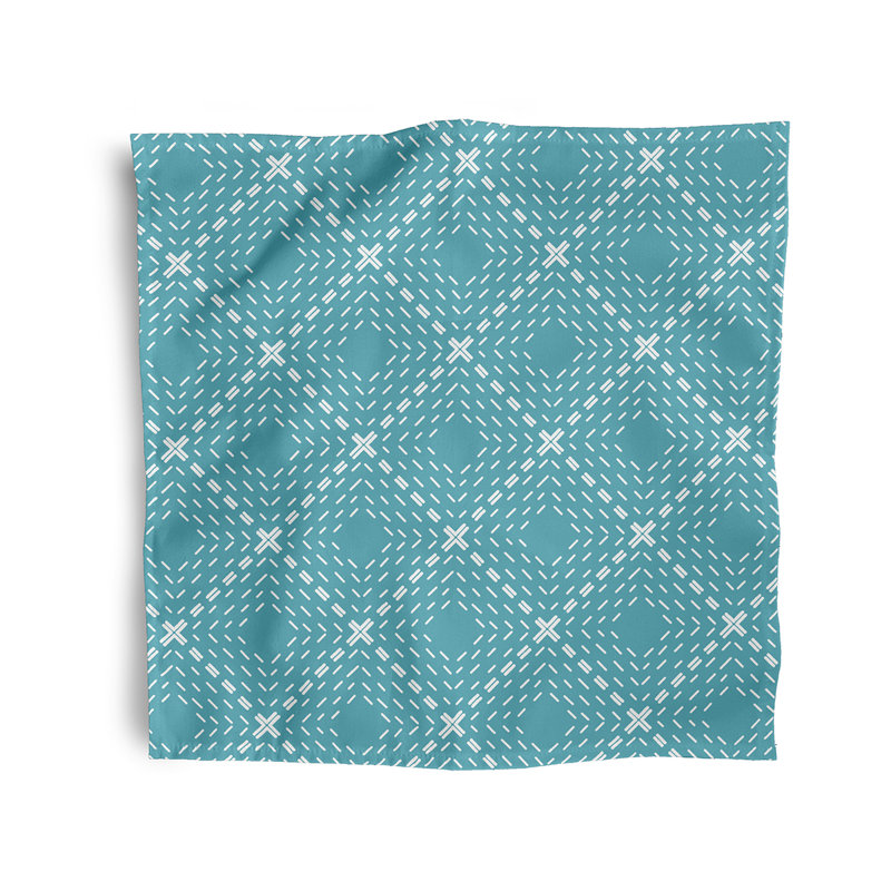 Laronda Dots and Dashes Napkins, Turquoise