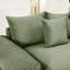 Coussin modulaire surdimensionné surdimensionné en nuage, accoudoirs extra larges en velours côtelé Coussins décoratifs Conception ergonomique Coussin à haute résilience Assemblage facile, pour le salon