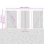 140cm H x 2500cm W Steel Border Fencing