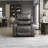 Niosha 38" Transitional Polished Microfiber Rocker Reclining Chair with Gentle Rocking, Durable Support & Foam Over Coils-1940376382