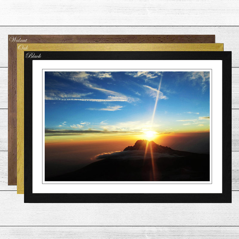 Single Picture Frame Print, Walnut