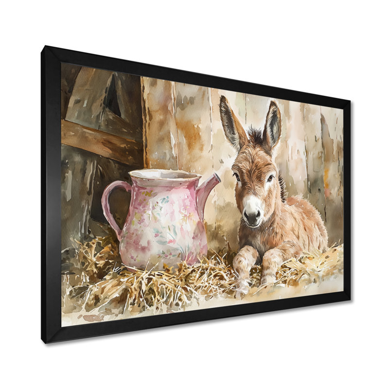 Drawdy - Animals Wall Art, Reproduction encadrée d'une seule photo, Noir, noir, noir, noir, H 12 po x l 20 po
