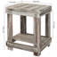 2 Tier Solid Wood Side Table