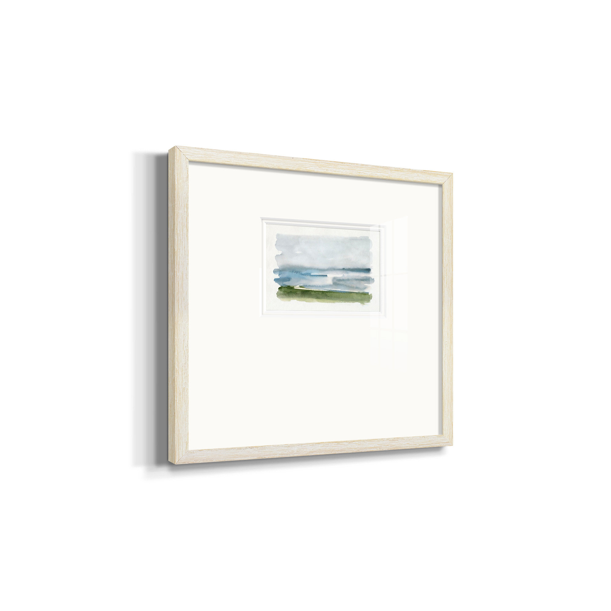 Coastline Splash II, Gray, 21" H x 21" W x 1.25" D