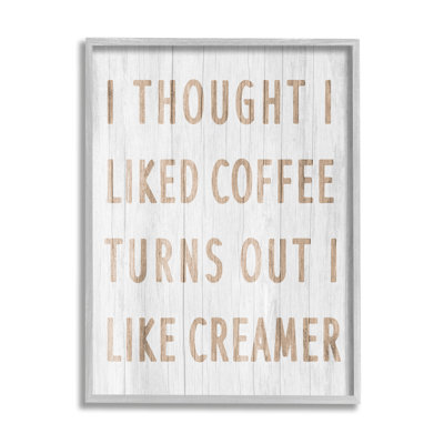 " Funny Kitchen Coffee Phrase " by Lil' Rue