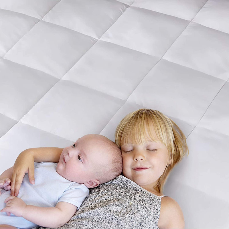NightComforts Hollowfibre 1000GSM Mattress Toppers, Super King (6')