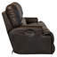 Canapé inclinable en cuir 93 po Anjuman-24734707-24675999-24676000