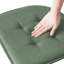 Coussin de siège en mousse à mémoire de forme en U de qualité supérieure épais et confortable Coussin de siège capitonné antidérapant Housse de siège intérieure en caoutchouc antidérapant de 17 po x 16 po pour bureau, chaises de cuisine, paquet de 6, couleur verte-88355000-139866602