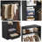 72"-108" Closet System With Drawers And Rods-1001077040
