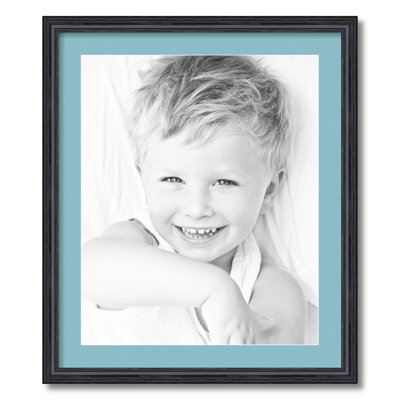 Wood Matte Picture Frame with Mat