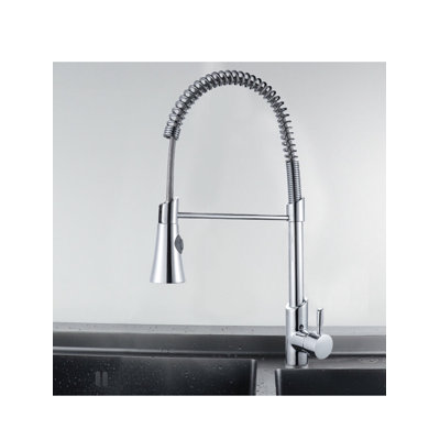 Pull Out Single Handle Kitchen Faucet with Accessories -  AvaMalis, AB-1000-11