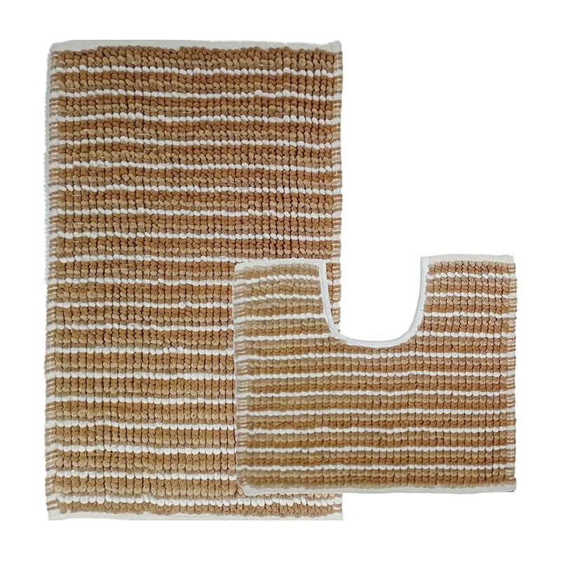 Non-Slip Bath Mat, Cream