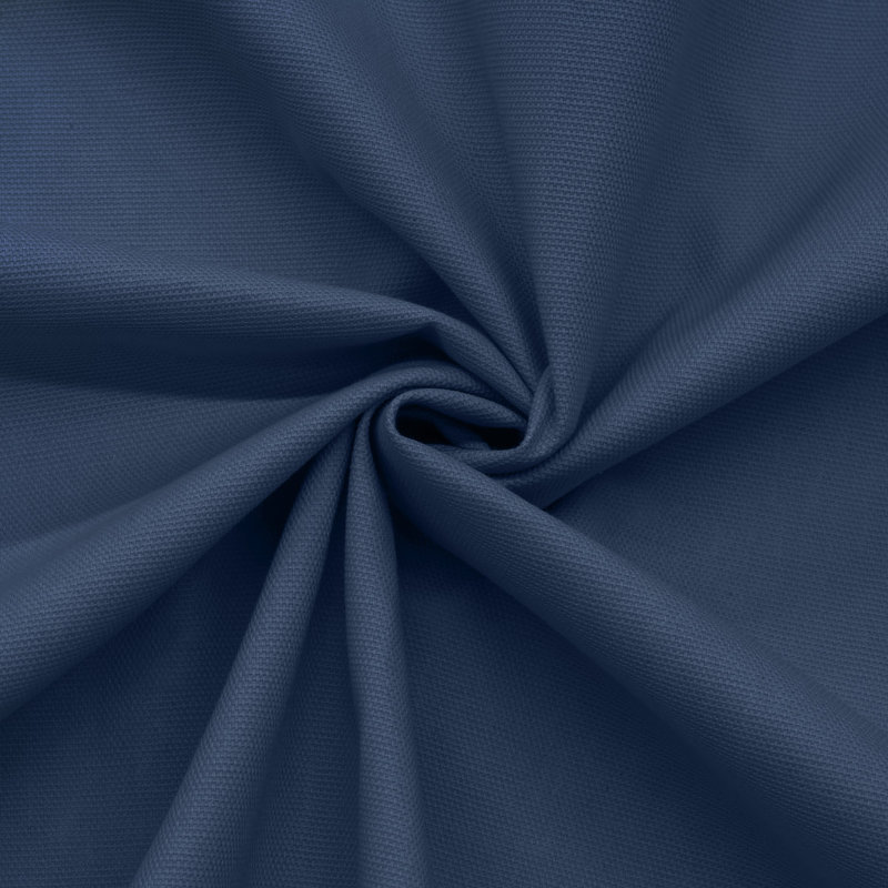 Rideau 100% coton, L 40 po x L 63 po, Bleu marine
