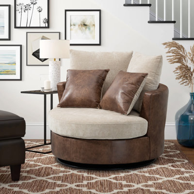 Dahlonega Swivel Barrel Chair
