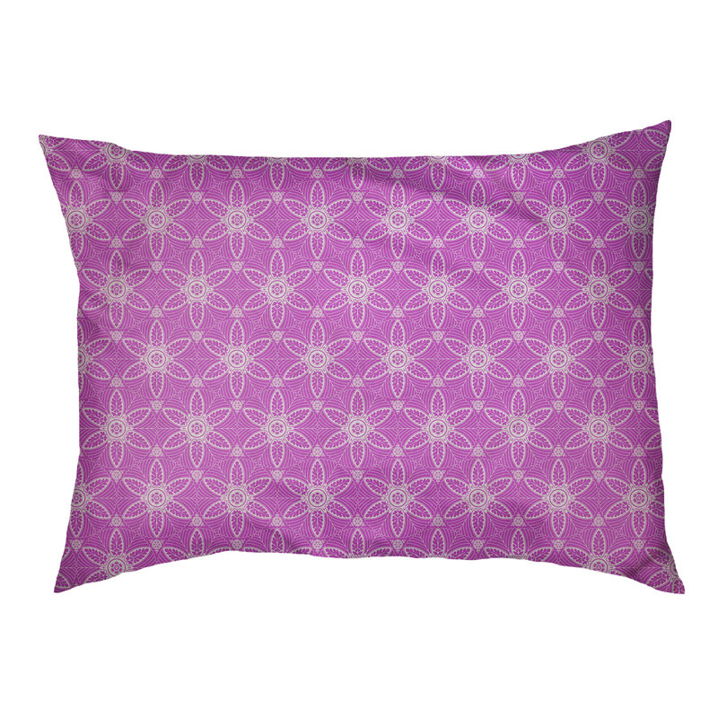 Oreiller Byrge, Violet, Très grand (l 52 po x P 42 po x H 17 po)