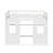 Twin Size Loft Bed With - White, Robust Solid Wood For A Secure Sleep Ensuring Peaceful And Comfortable Sleeping Environment-783721945-783721943