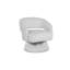Fauteuil demi-tonneau rembourré pivotant-880815038