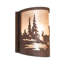 1 - Light Flush Mounted Sconce