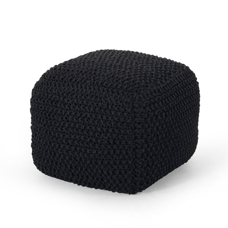 Pouf en coton Hollis