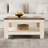 Zara Square Coffee Table With 2-tier Storage Shelves-1829749083