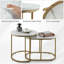 Ensemble de tables basses empilables Modern