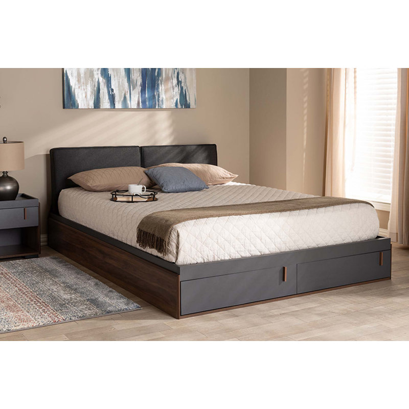 Brixham Upholstered Platform Storage Bed