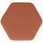 Repose-pieds hexagonal rembourré l 16 po Brock-1747684213
