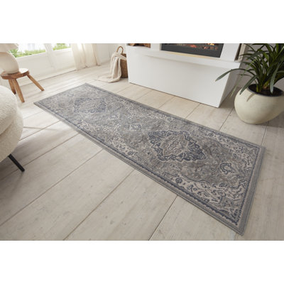 Handwoven Ivory/Grey Rug