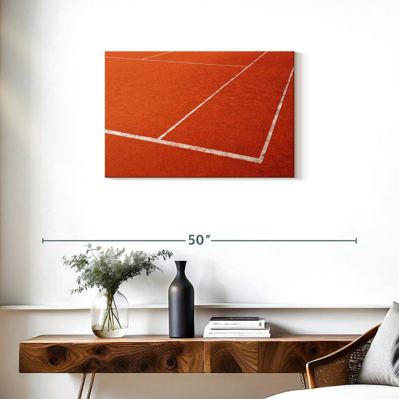 Tennis clay court Sireci, H 20 po x l 30 po