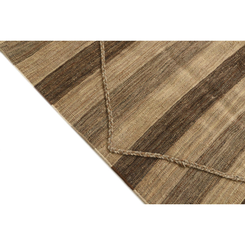 Tapis brun clair et brun Parra