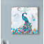 « confettis peacock i », reproduction de peinture à l’acrylique sur toile tendue-33417005