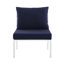 Ensemble modulaire d'extérieur en aluminium 4 pièces avec fauteuil et table Riverside-1554976148