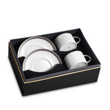 Corde Platinum Tea Cup & Saucer (Gift Set of 2)