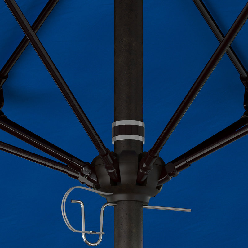 Parasol de marché octogonal 9 pi Ilsa, Bleu pacifique - Pacifica