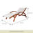 Musawwir Outdoor Wood Chaise Lounge