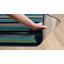 Tapis rayé bleu sarcelle / vert Bolivar-348469532