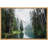 Lake River Landscape " Fall Green Forest With Lake Reflection "-93629561-93629562