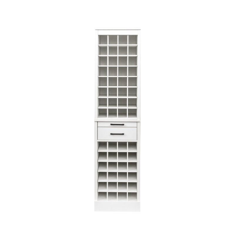 Modular 24 Wine Bar Cabinet Buffet Cabinet, White