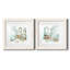 Blue Opulence I - ensemble de 2 peintures encadrées-127192416-127192418