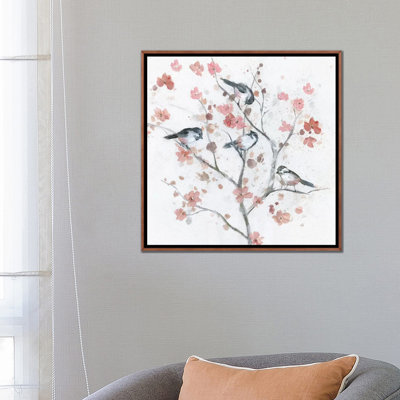 Chickadees In Spring II par Nan - reproduction