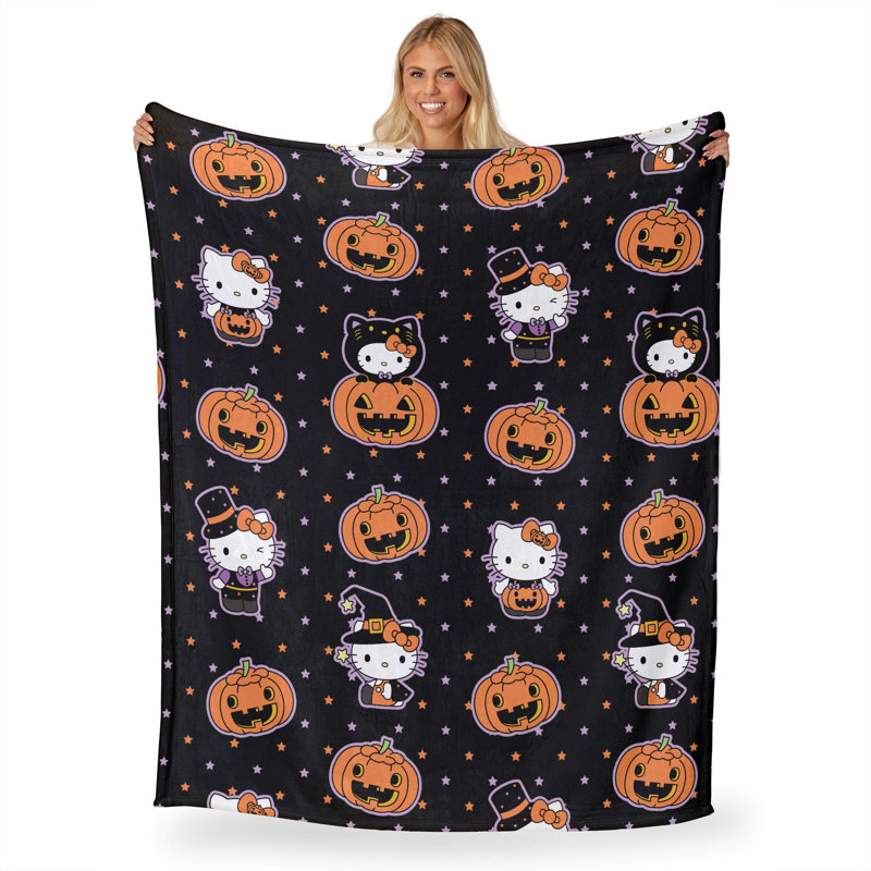 Machine Printed Throw Blanket