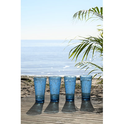 Blue Linear Hi Ball Set Of 4