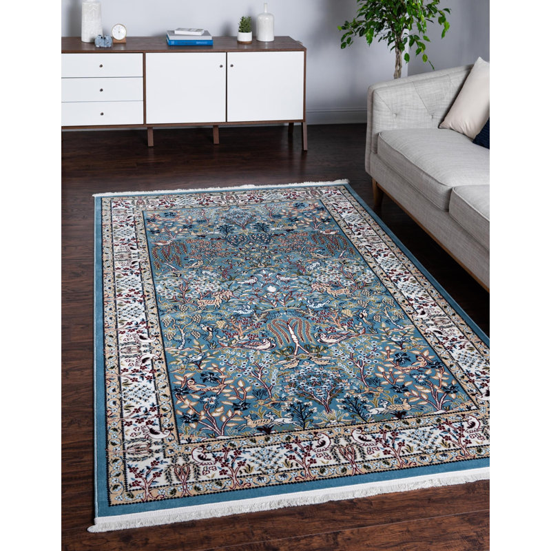 Tapis bleu Jackson Jackson, Rectangle 2 pi x 3 pi 1 po