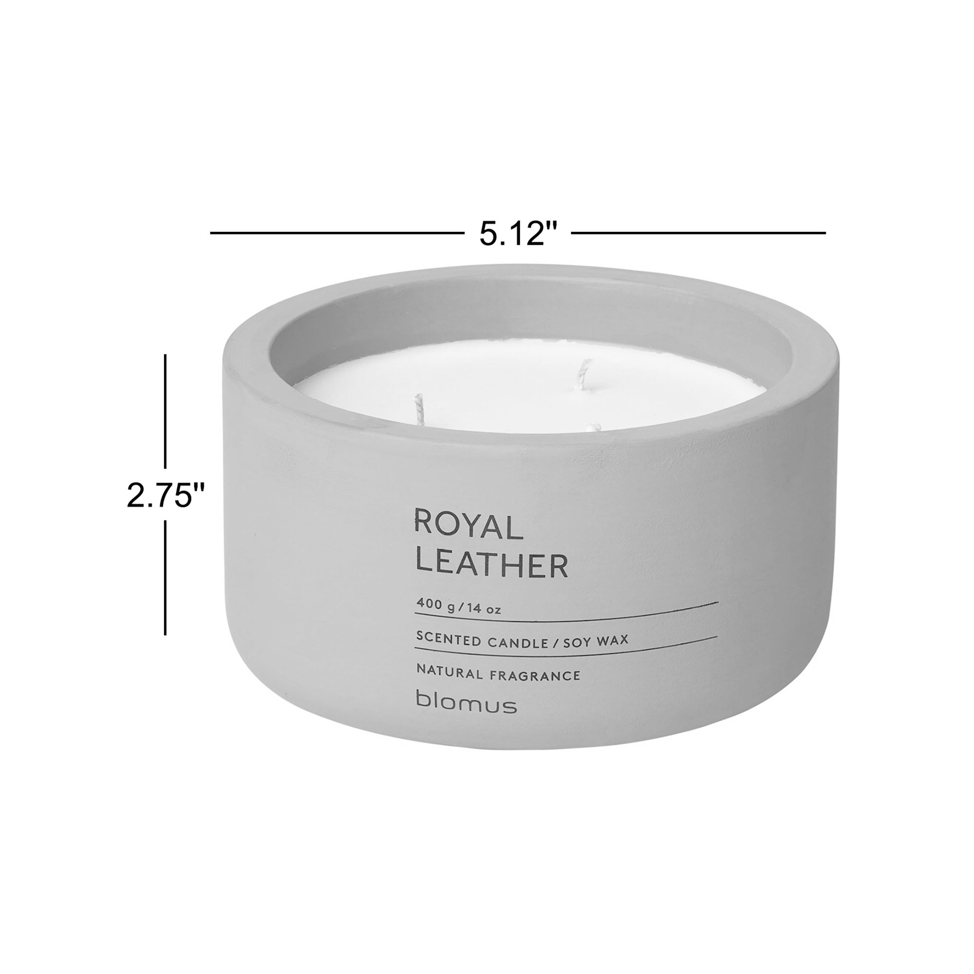 FRAGA Royal Leather Scented Jar Candle