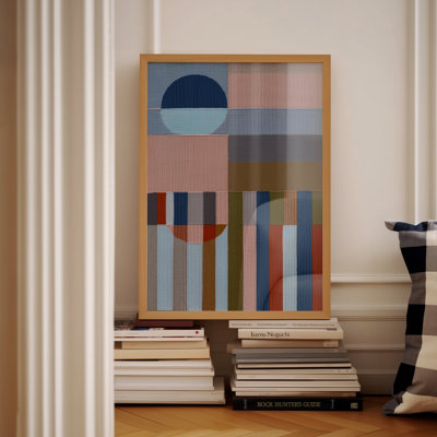 Woven Perspectives No. 06: impression géométrique abstraite