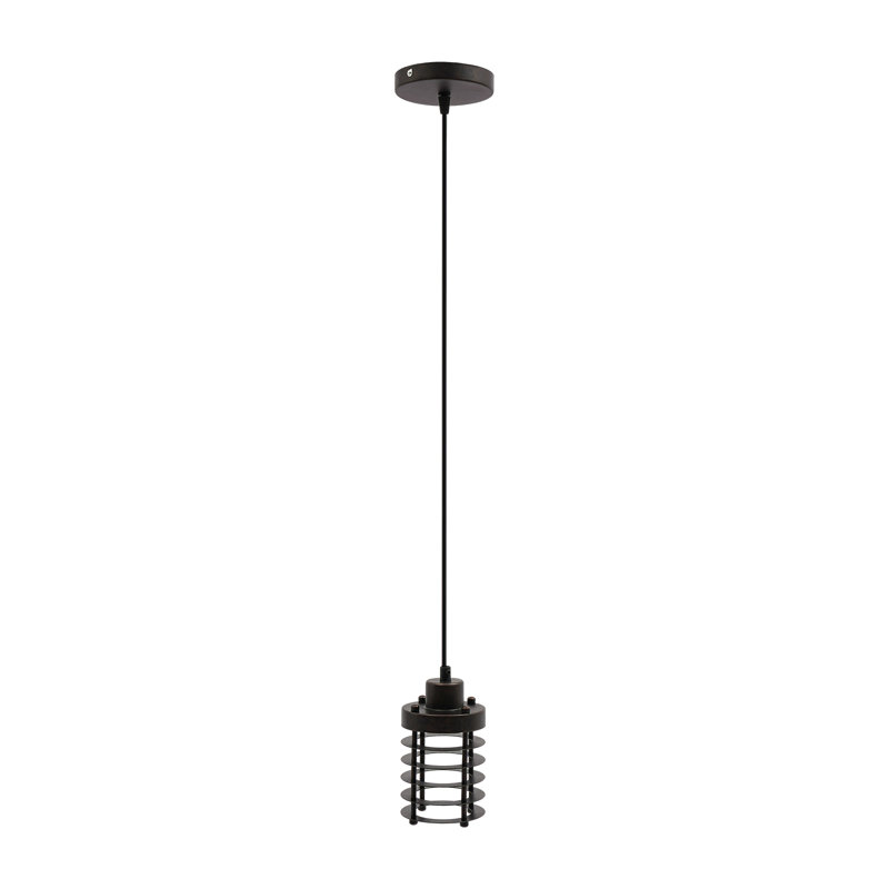 Luminaire suspendu rétro 1 lumière, Brun